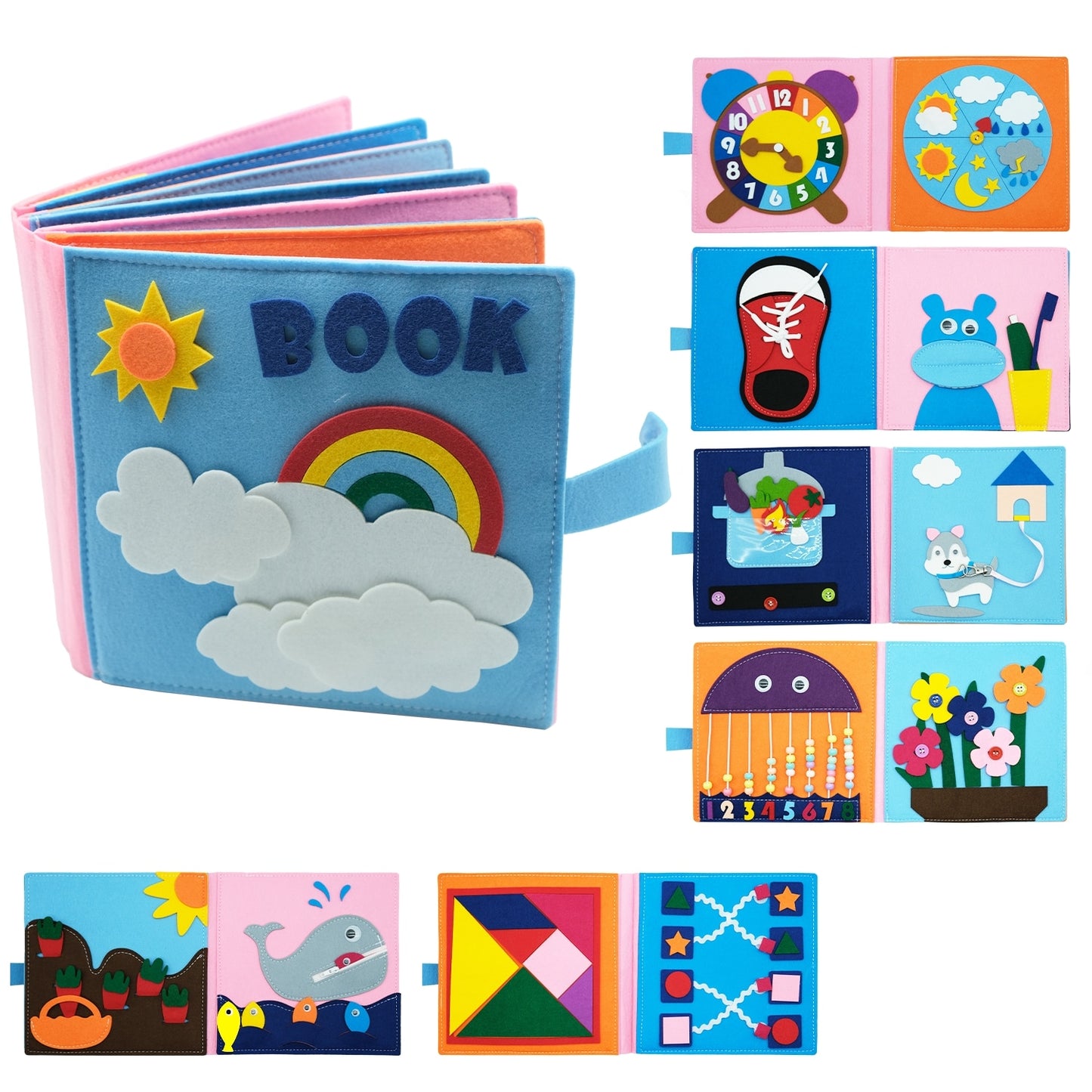 Livre Montessori lavable