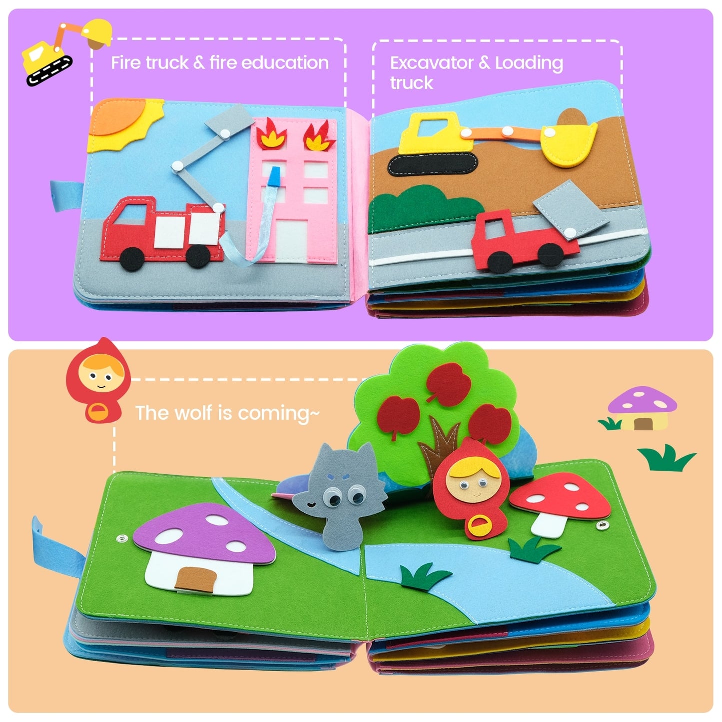 Livre Montessori lavable