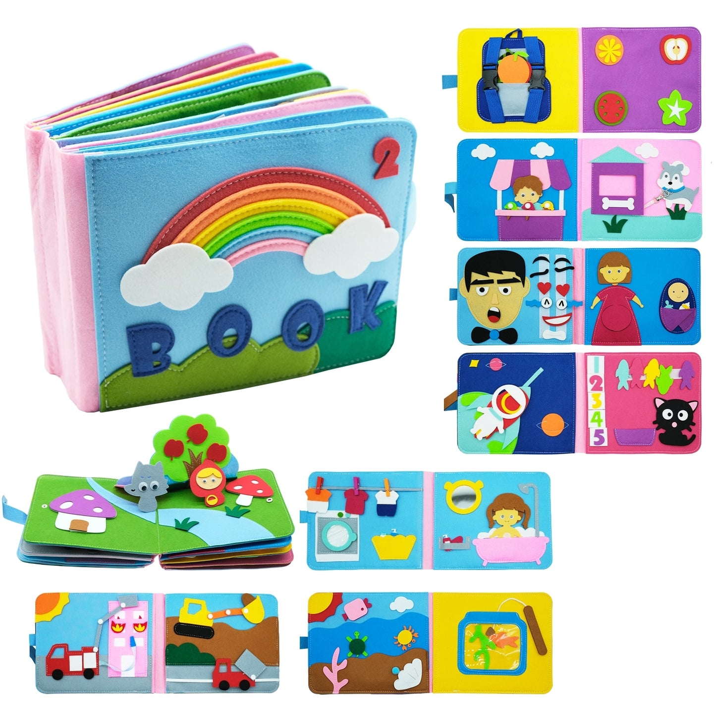 Livre Montessori lavable