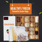 Scellage sous vide alimentaire Sacs économiseur de stockage Rouleaux en plastique sous vide 5 sacs de taille pour scellant sous vide de cuisine pour garder les aliments frais